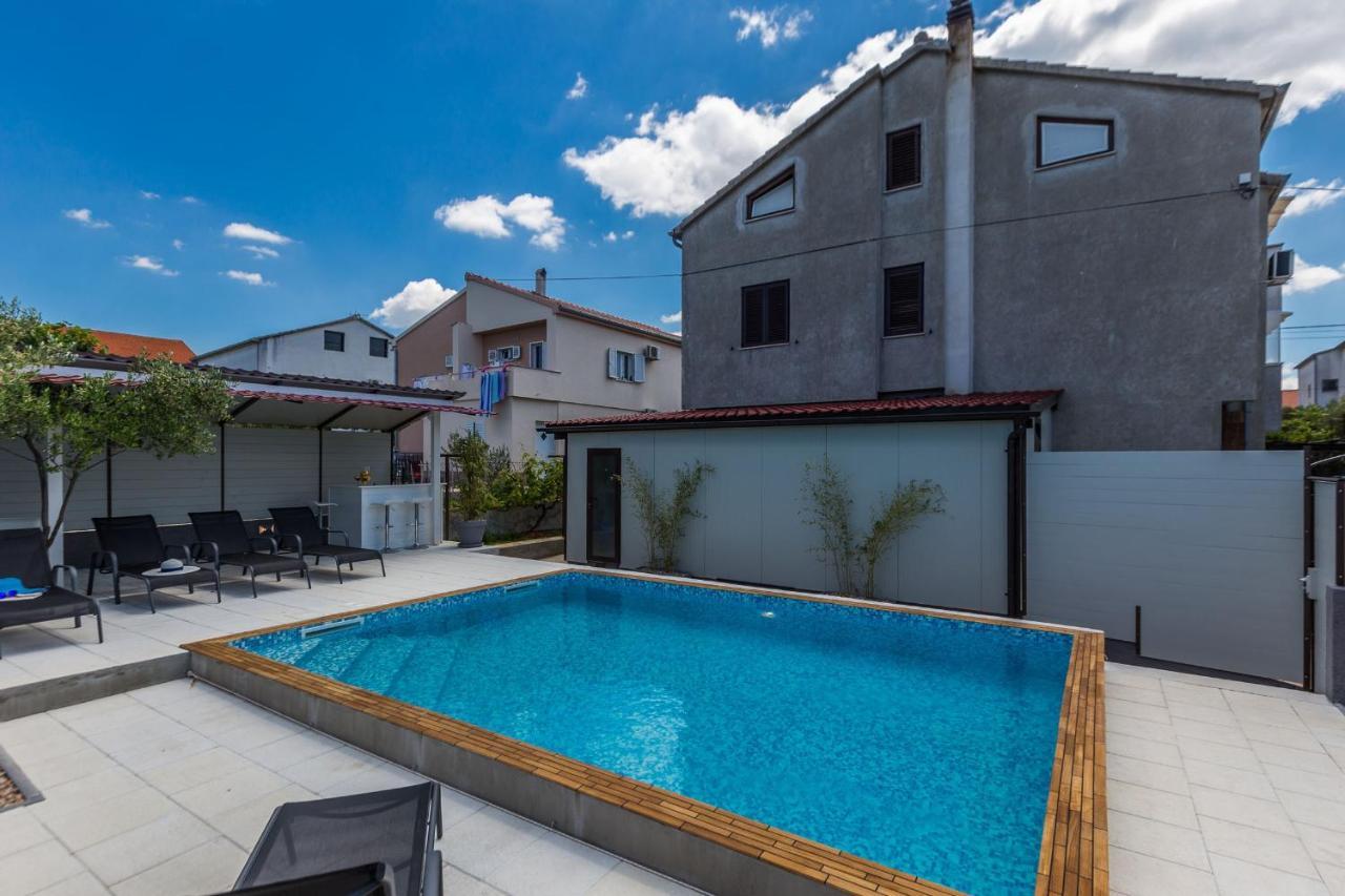 Katina Apartment With Private Pool Zára Kültér fotó