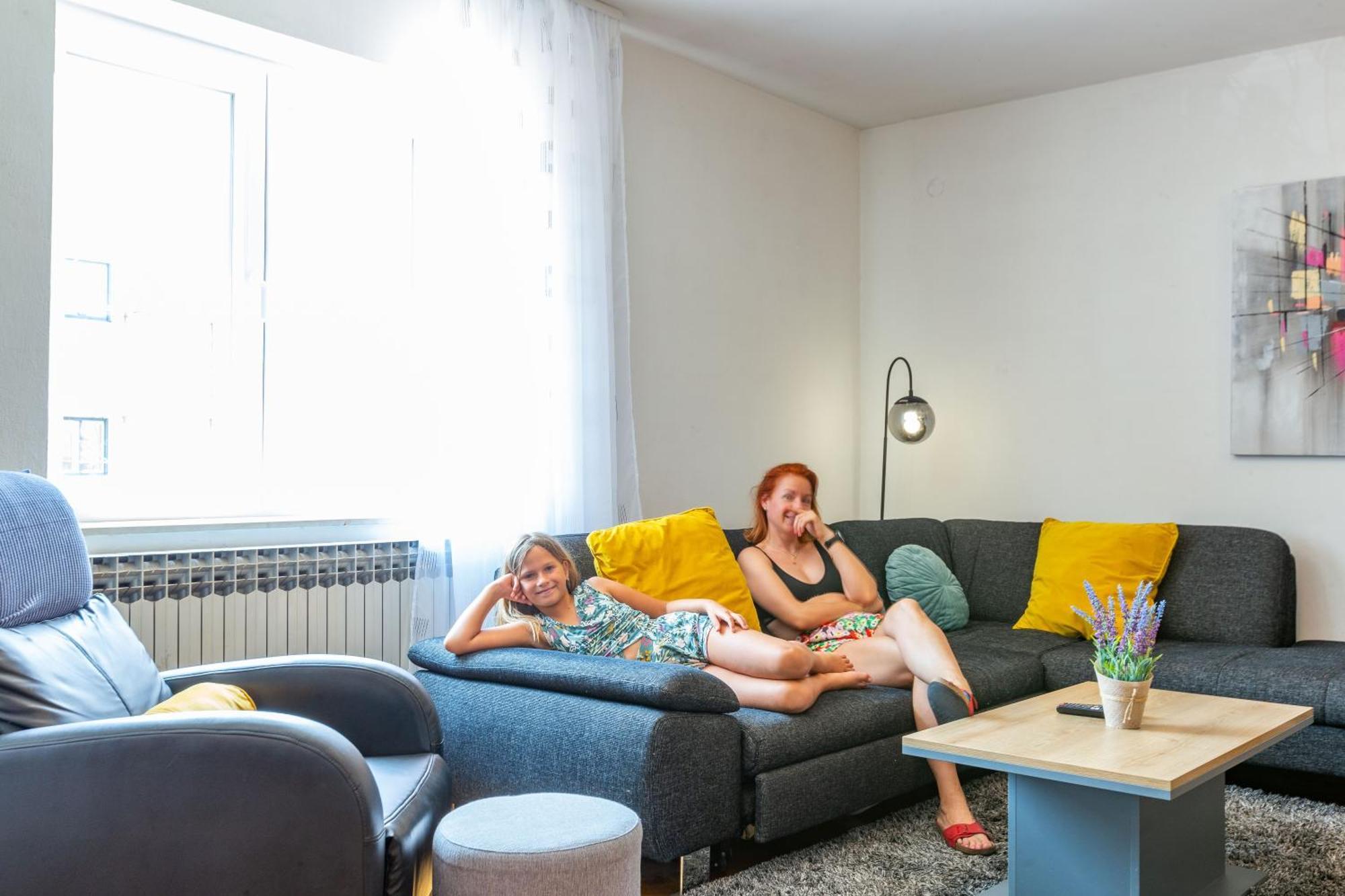 Katina Apartment With Private Pool Zára Kültér fotó