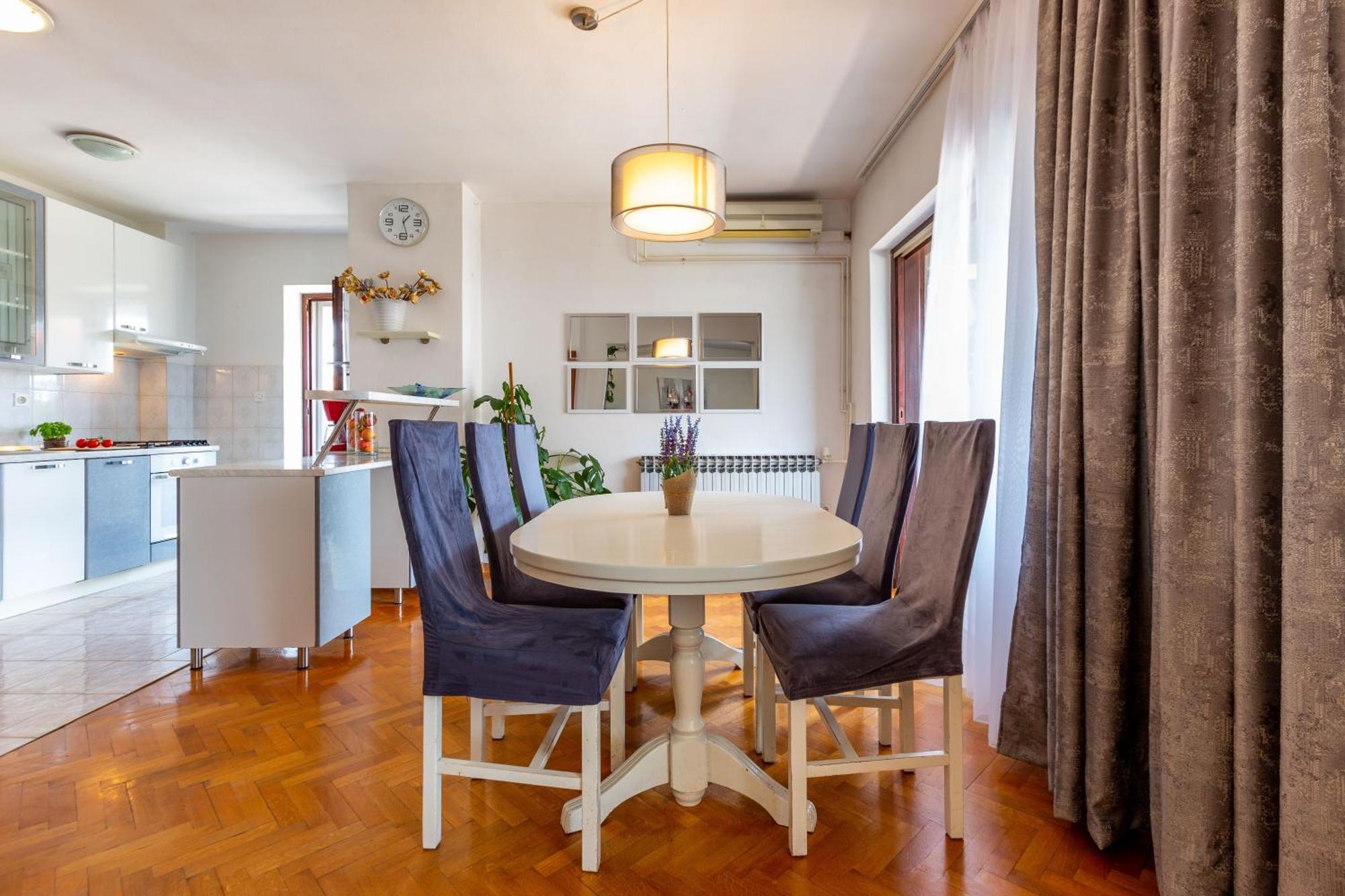Katina Apartment With Private Pool Zára Kültér fotó